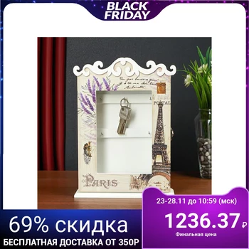 

Housekeeper tree "Eiffel tower and lavender" 30x22x5 cm 4762580