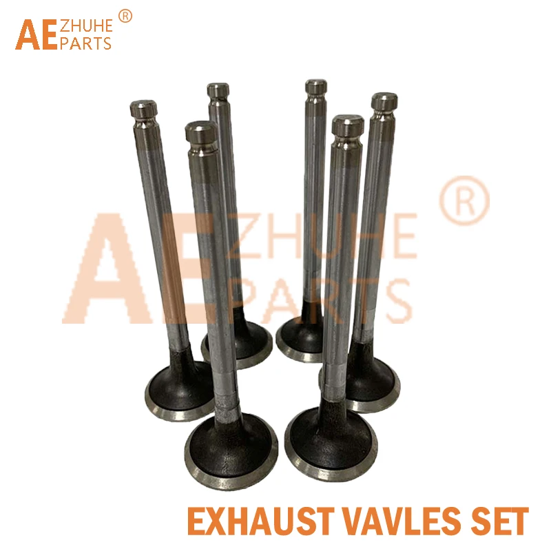 Intake Exhaust Valves Set New Forklift Parts For Isuzu 6BD1 6BG1 Engine Repair Parts 8-97028706-0 1-12551139-0