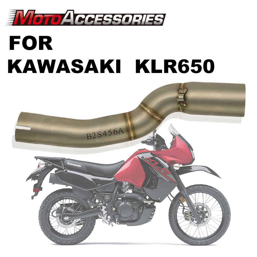 Выхлопная труба для мотоцикла KLR650 Соединительная слипонный глушитель KAWASAKI 2008 2009