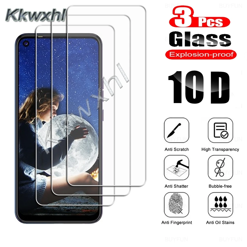 3PCS Tempered Glass For Tecno Camon 17 Pro 17P 16 Premier SE S 15 Air Spark 7 7P 7T Pova 2 Protective Screen Protector Film | Мобильные