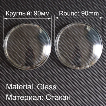 

2pcs 90mm Front Fog Lamp Light Tempered Glass Shade Cover For Peugeot 207 208 301 307 407 607 3008