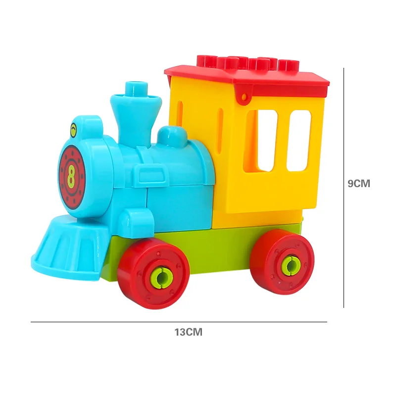 Duplo большие частицы строительные блоки технические автомобиль самолет Автобус Грузовик модель кирпича аксессуары diy части детские развивающие игрушки