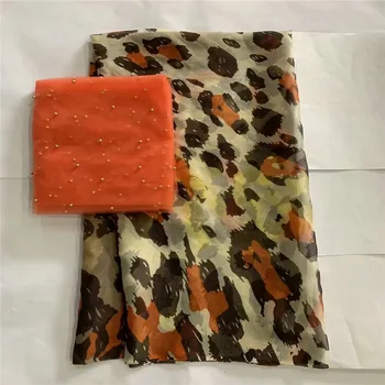 

5+2yards! most beautiful Silk lace Fabric Satin For Dress new arrival African silk fabric good quality LXE042839