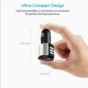 

Wireless Bluetooth Car Kits FM Transmitter Radio MP3 Player W / Dual USB Charger