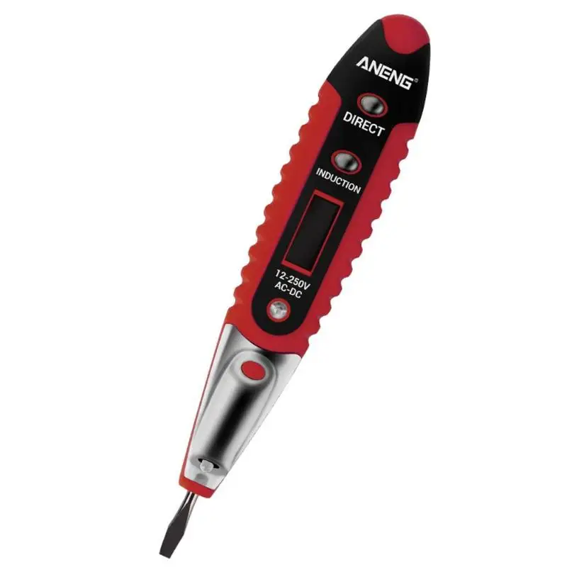 

ANENG Digital Display Voltage Test Pen AC DC Multifunction Tester Pen LCD Display Voltage Detector Test Pen Electrician Tools