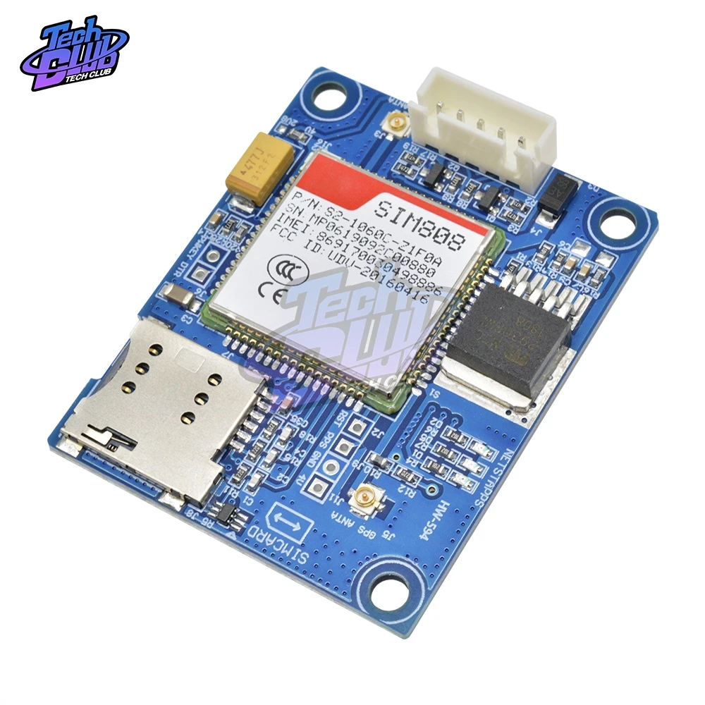 Sim808 Invece Del Modulo Sim908 Scheda Di Sviluppo Gps Gsm Gprs Ipx Sma Con Antenna Gps Disponibile Per Raspberry Pi O Arduino