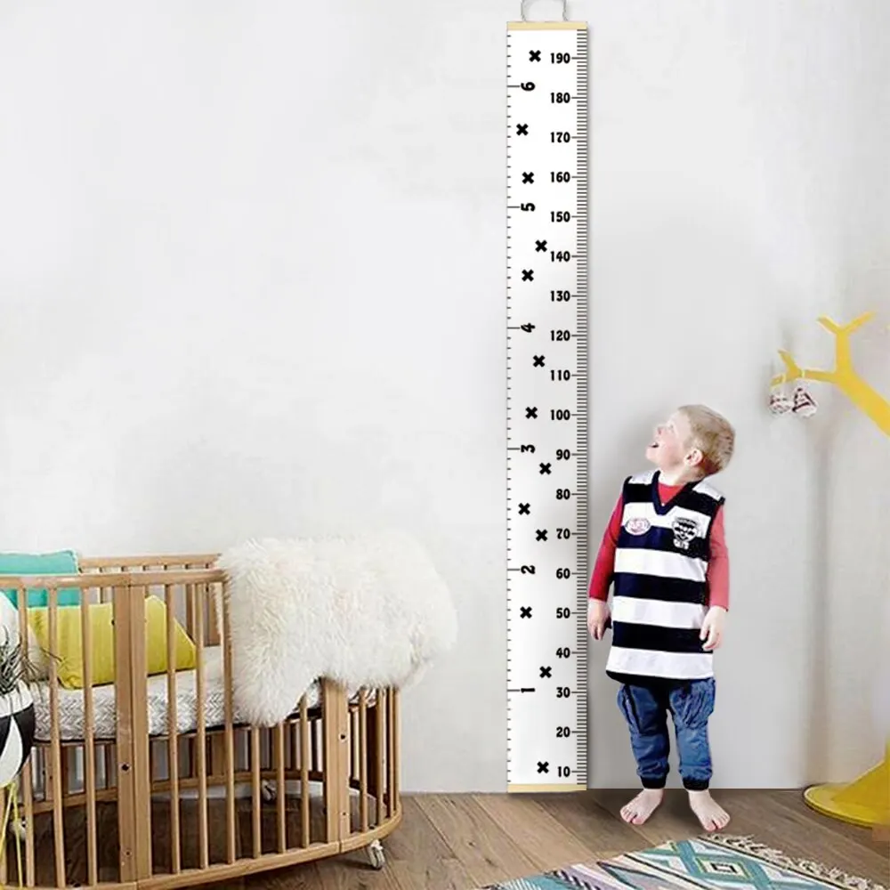 

Baby Growth Chart Height Ruler Wall Sticker Ruler Growth Chart Wall Decal Height Measurement Sticker Decorative Gift 2019