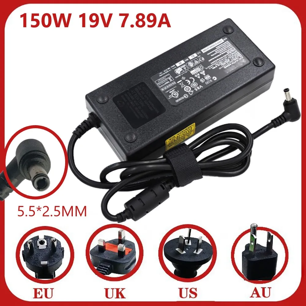 Оригинальное A15 150P1A 19V 7.89A 150W зарядное устройство адаптера для P950HP NP8953 NB50TK1 W650KK1 P651RA