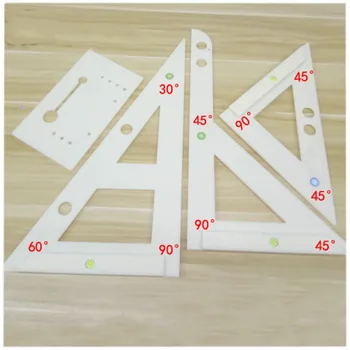 

Woodworking triangle ruler Squares 90 degrees Protractor Saw Table Triangle Ruler Cutting Machine Guide Ruler