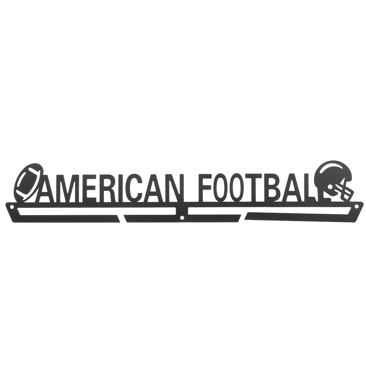 football Вдохновляющая медаль Вешалка металлическая медаль держатель спортивная медаль дисплей стойка держать 36+ медали - Цвет: football