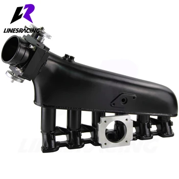 

Intake Manifold With 80mm Throttle body Fits For BMW E30 M20 320i / 325i 87-91 Black