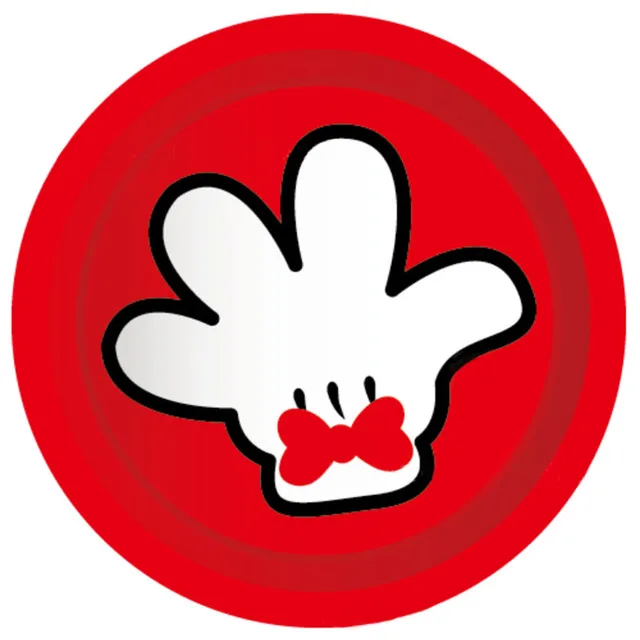 Mickey Mouse Party Baby Disposable Tableware Cup Cake Topper Ballon Boy and Girl Birthday Party Kids Party Supplie Color Decor 9inch-plate-8pcs