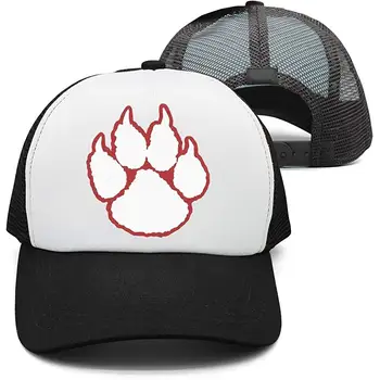 

Designer Cap paw Print Heart Unisex Adjustable mesh Sun Hats