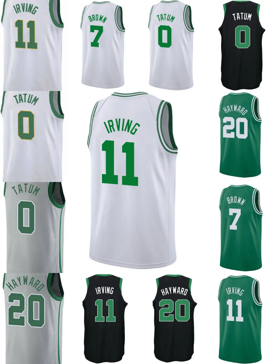 

11 Kyrie Irving 0 Jayson Tatum JERSEY 20 Gordon Hayward 7 Jaylen Brown BASKETBALL JERSEYS 2018 2019 The City