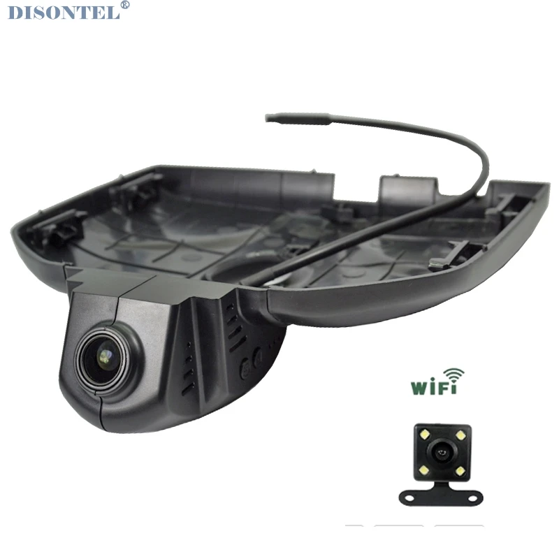 Двойной объектив Novatek 96658 Wifi DVR камера для Chevrolet Trax Cruze Malibu с Onstar и т. д. управление
