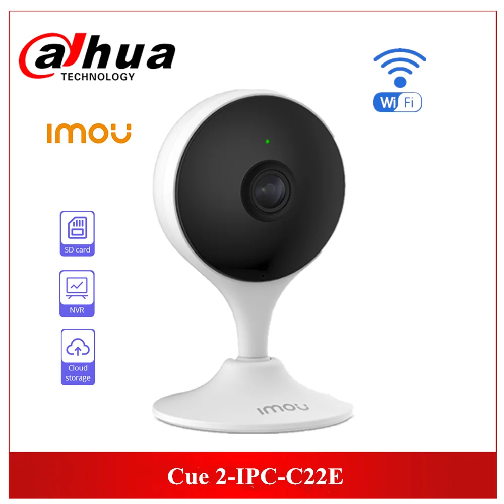 Dahua Imou Cue 2 Wireless Wifi Camera IPC-C22E Smart Monitoring AI Human Detection Built-in Siren Two-way Talk Night Vision Dahua Imou Cue 2 Wireless Wifi Camera IPC-C22E Smart Monitoring AI Human Detection Built-in Siren Two-way Talk Night Vision