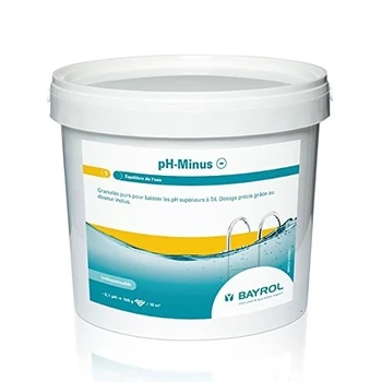 

BAYROL. pH Minus granulado 6kg. Para disminuir los pH superiores a 7,4
