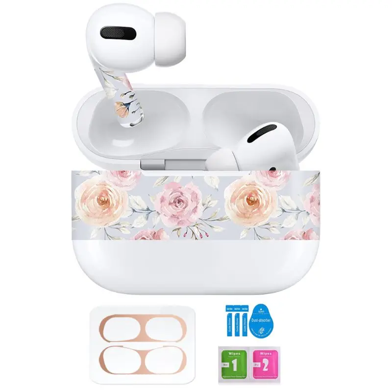 

4in1 Ultra Thin Protective Cover Skin Film Dust Guard Sticker For AirPods Pro Wireless Bluetooth Earphone Accessories