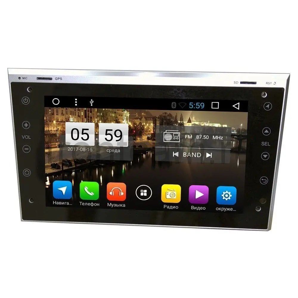 Штатная магнитола Opel Astra, Vectra, Zafira, Corsa LeTrun 1984 Android 6.0.1 Allwinner T3(+ Камера заднего вида в подарок