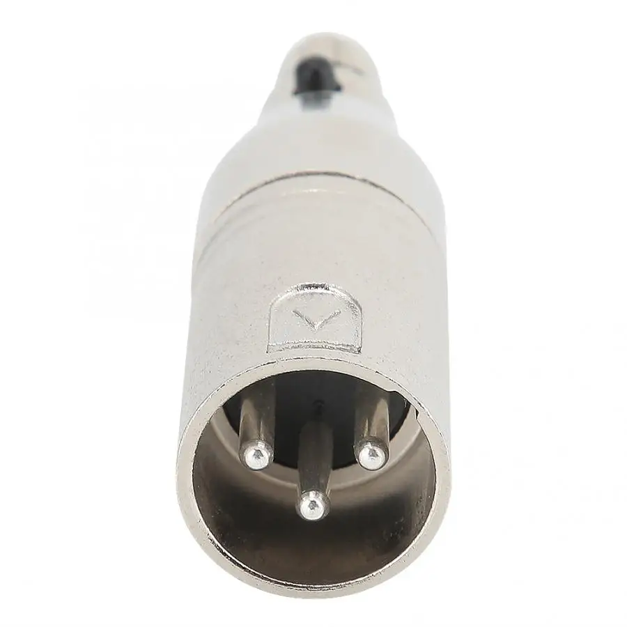 Динамик кабельный разъем 2 шт. позолоченный 3pin MINI XLR Женский к посеребренному XLR 3pin мужской аудио Женский Мужской адаптер