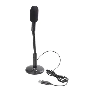 

1 Set of Home Studio USB Condenser Microphone Mic Wired Condenser Sound Podcast Studio Microphone