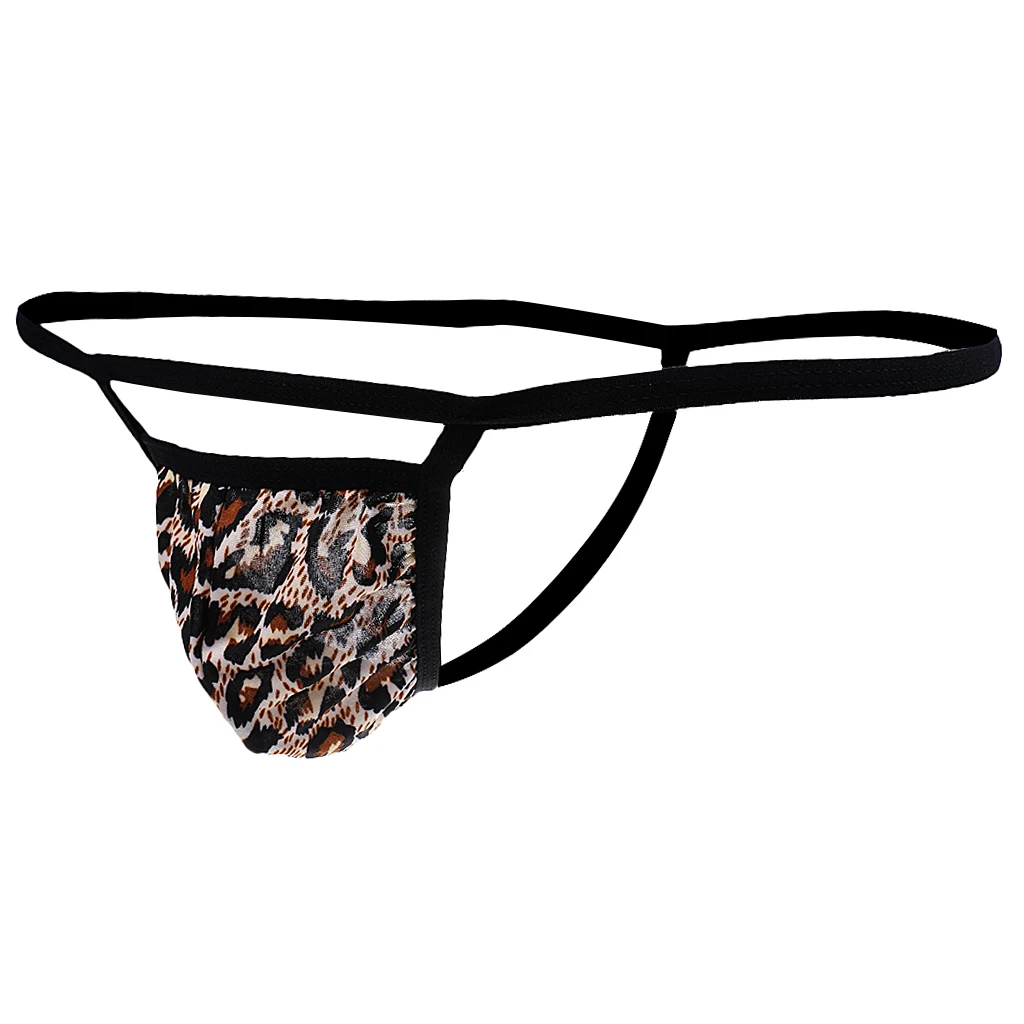 Mens Mesh Thong Sexy Underwear Bulge Pouch T-back  Bikini G-String String Briefs For Sex 