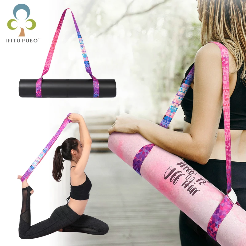 Yogamatte Sling Carrier Schulter Tragegurt Gürtel Übung Stretch einstellbar!E 