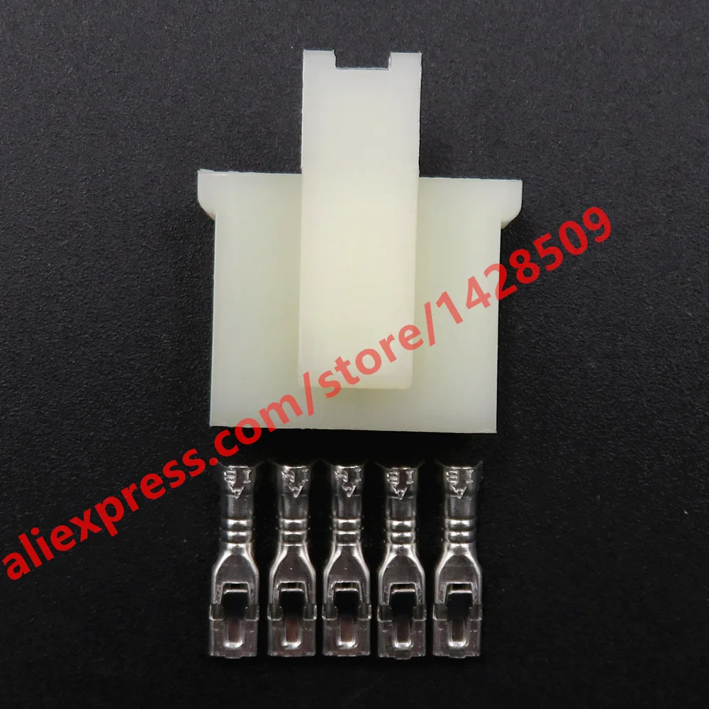 1 Set 5 Pin Car Electric Wire Cable Unsealed Socket 171971835A 2.8 Series Automotive Modification Connector