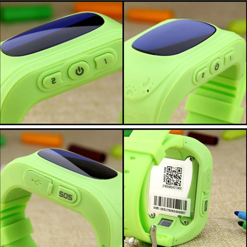 Q50 OLED Screen GPS Smart Kid Watch SOS Call Location Finder Locator Tracker for Childreb Anti 5