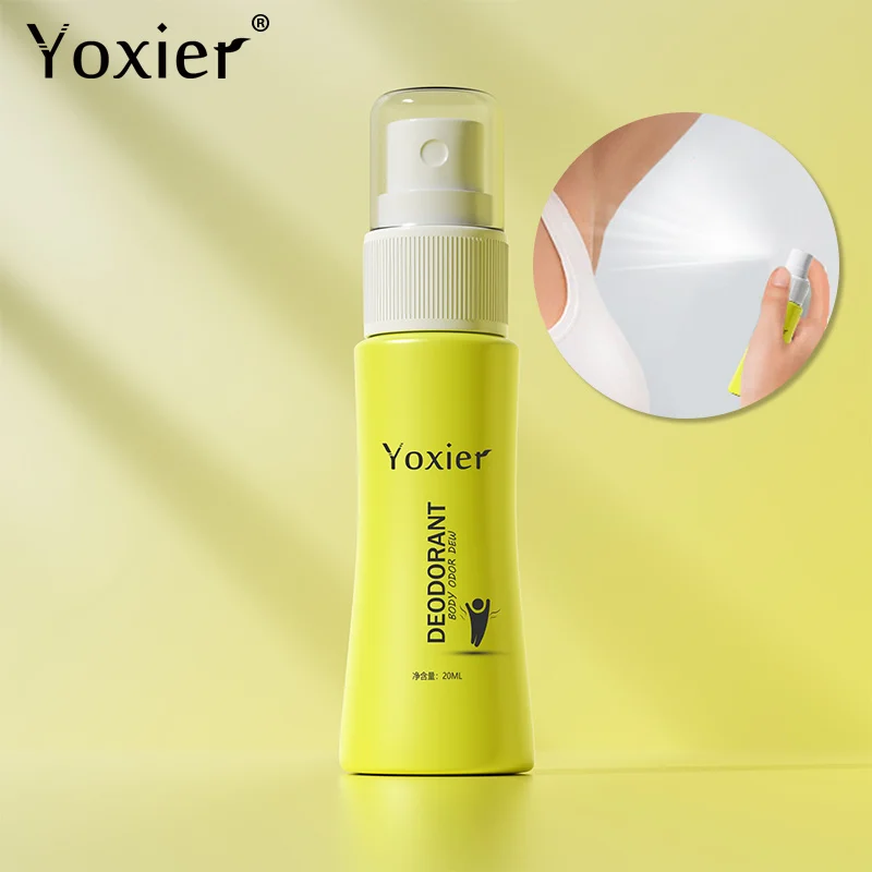Yoxier Deodorant Spray Body Odor Dew Sweat Deodor Perfume Spray Unisex Armpit Odor Underarm Odor Remover Skin Care Product 20 ml