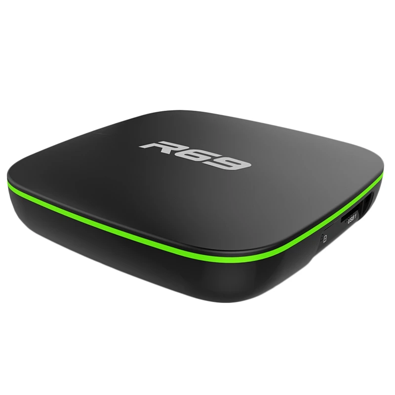 R69 Smart Android 7,1 Tv Box 2,4G Wifi H3 четырехъядерный телеприставка 1080P Hd 3D медиаплеер Eu Plug 1 ГБ 8 ГБ