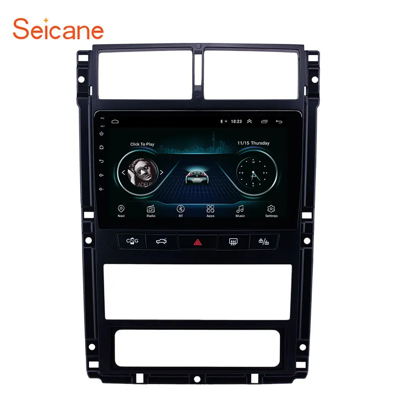 Автомагнитола Seicane Android 9 1 для Peugeot 405 2006 2007 GPS-навигация автостерео поддержка
