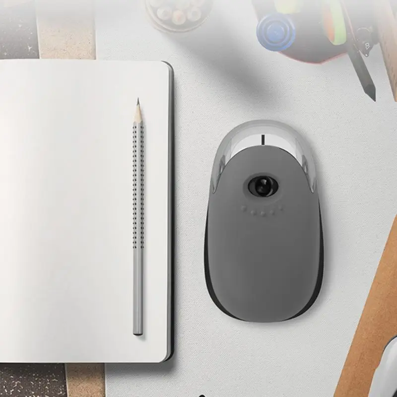 USB Electric Pencil Sharpener Simple Business Style Automatic Sharpeners Desktop School Office Supplies