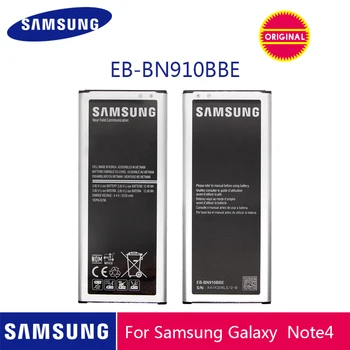 

SAMSUNG Original Phone Battery EB-BN910BBE 3220mAh For Samsung Galaxy Note 4 N910 N910F N910A N910V N910P N910T N910H Batteries