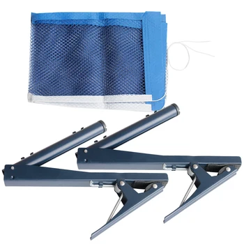 

Table Tennis Net Post Set Collapsible Table Tennis Mesh Net Ping Pong Table Net Rack Kit Table Tennis Accessories Clamp Types