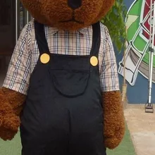 Маскарадный костюм медведя, вечерние костюмы для костюмированной игры, одежда для взрослых на Хэллоуин, с фабрики