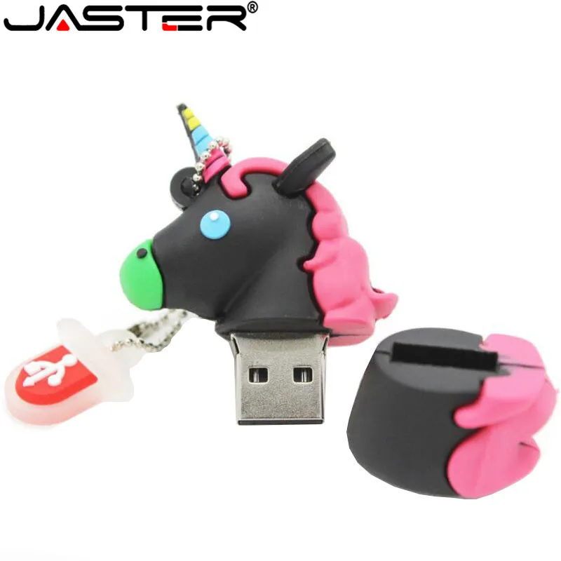 Usb 2 0 Флешка с милым единорогом 4 ГБ 8 16 флеш накопитель флешка 32 в подарок|USB