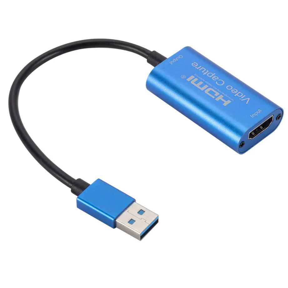 GRWIBEOU 비디오 캡처 카드, USB 3.0, 4K HDMI 호환 비디오 게임 그래버 레코드, PS4 캠코더 스위치 라이브 방송 카메라용