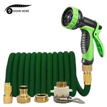 

Free Shipping Garden Hose Expandable Water Hose Magic Hose flexible high pressure Watering Hose Plastic Car Wash Hose With Gun