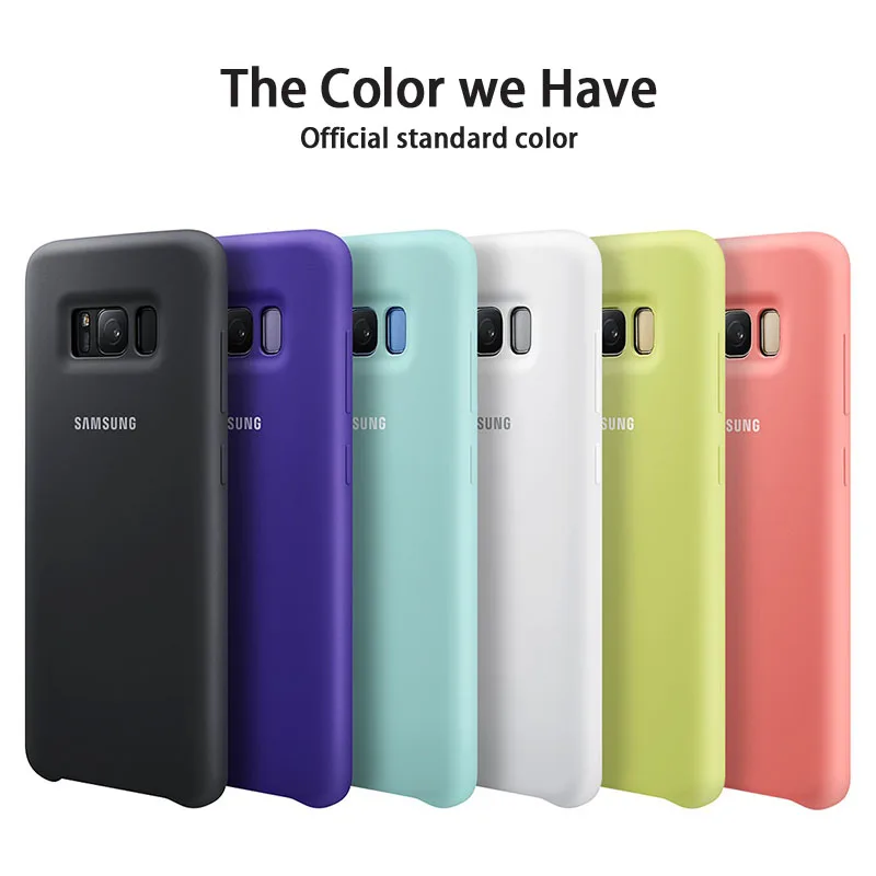 Оригинальный samsung S8 плюс Силиконовый чехол для Galaxy G950 G955 Водонепроницаемый