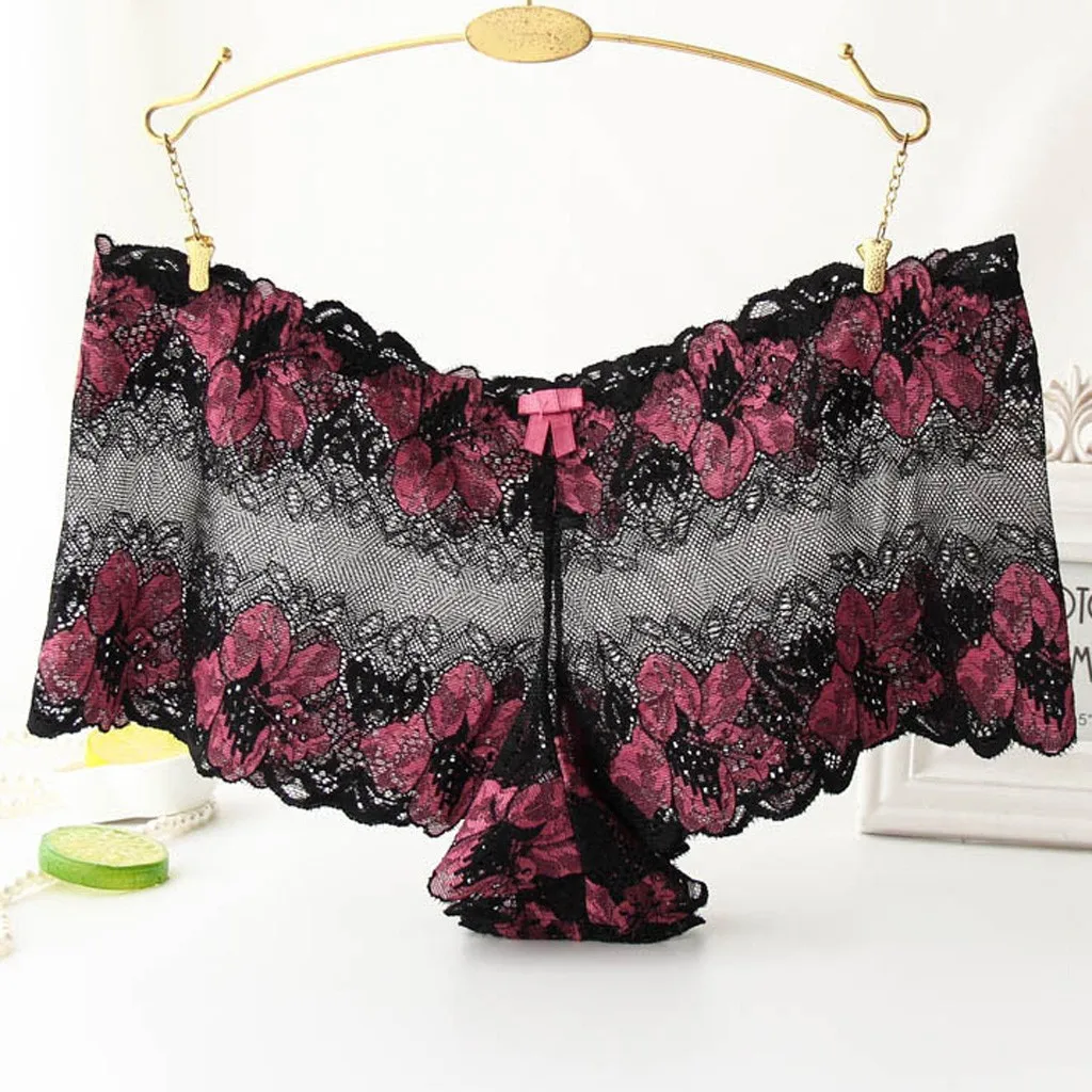 

Plus Size Women Sexy Lingerie Lace Porno Briefs Erotic Underpant Sexy Underwear Erotic Transparent Panties Babydoll String M-4XL