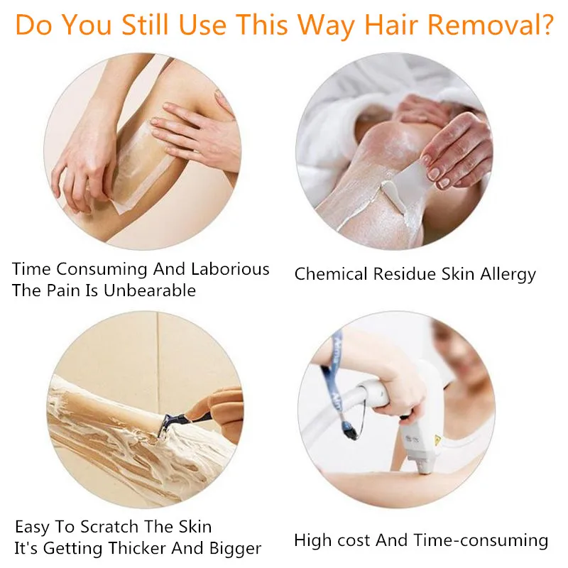 XMX-Ipl Epilator Permanent Hair Removal Machine EpilatorA Bikini Trimmer Eu Plug
