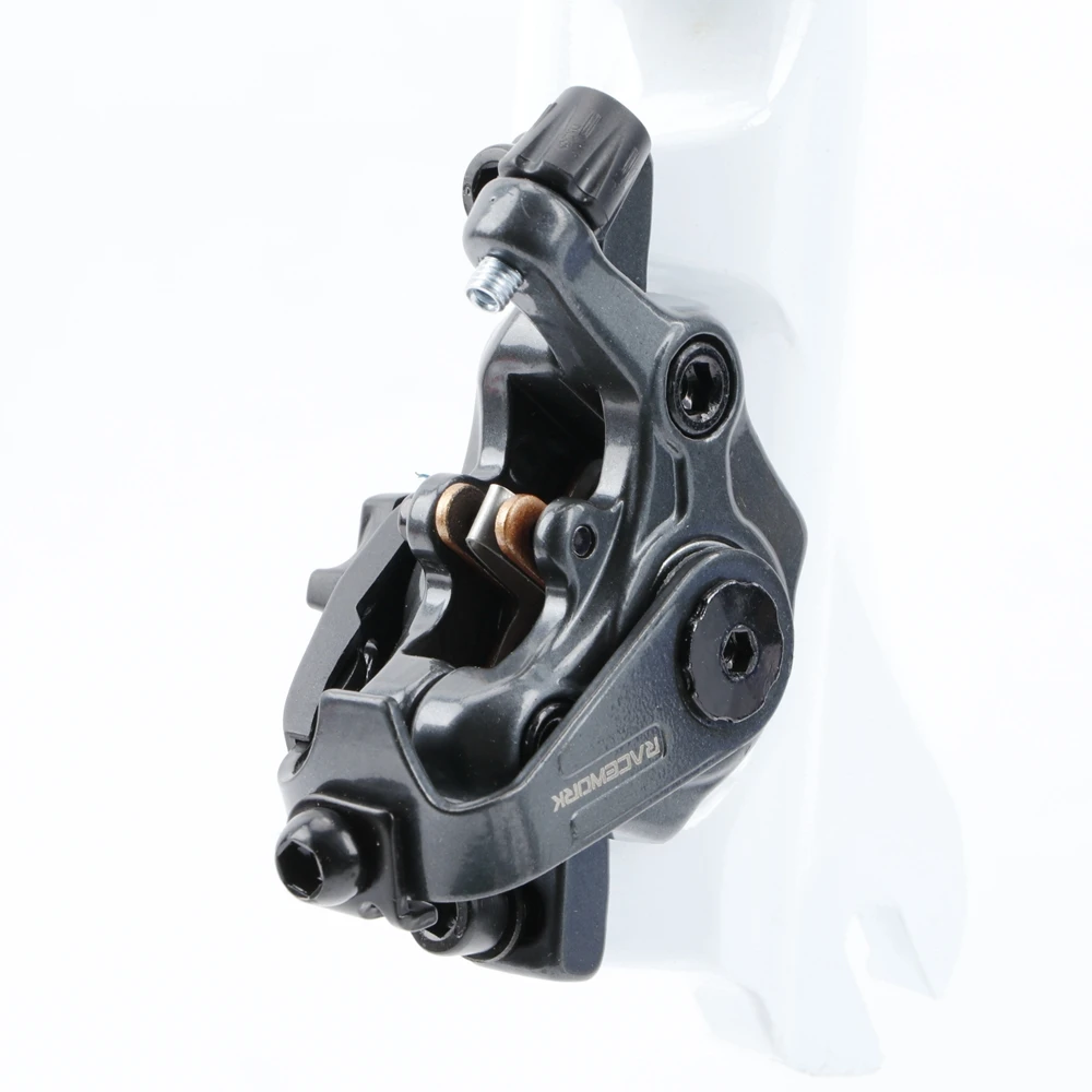 RACEWORK M375 Post Mount Brake Caliper Black Mechanical Caliper Aluminum Bicycle Disc Brake MTB Road bike Brake Caliper Two s RACEWORK M375 Post Mount Brake Caliper Black Mechanical Caliper Aluminum Bicycle Disc Brake MTB Road bike Brake Caliper Two s