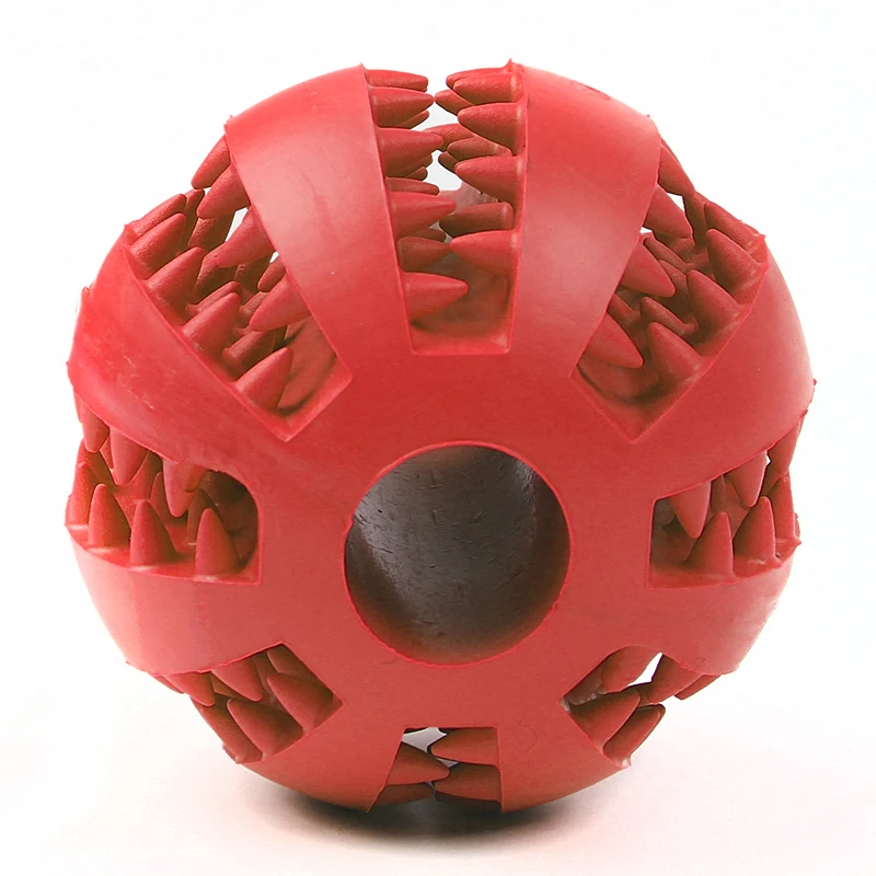 Pet Dog Sof Toys Игрушка Забавный интерактивный эластичный шарик собака жевательные игрушки для собаки зуб чистый шар еды Экстра-жесткий резиновый мяч