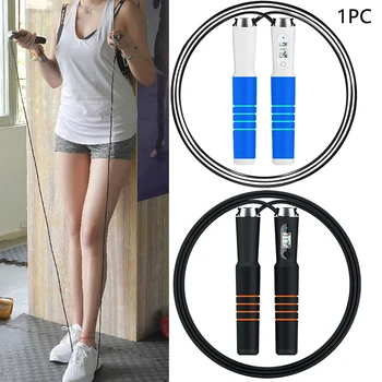 

Digital APP Smart Skipping Rope Non-Slip Weight Setting Calorie Exercise Speed Counter Bluetooth 4.0 Intelligent Alarm Reminder
