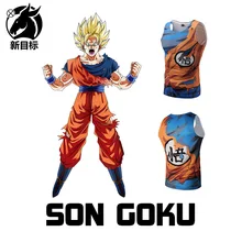 Международная торговля,, летняя новая стильная мужская одежда Saiyan, человек, мяч Дракон аниме, 3D принт, майка без рукавов, Fitnes