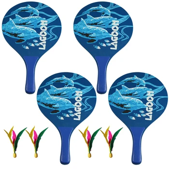 

2Set of Toys Cricket Racket Set Sports Toy Badminton Rackets Outdoor Sports Supplies for Children Toy Kids Outdoor