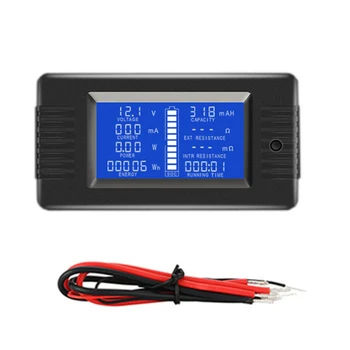 

PZEM-013 10A Power Shunt Battery Tester Voltage Amp Power Capacity Internal & External Resistance Residual Electricity Meter LCD