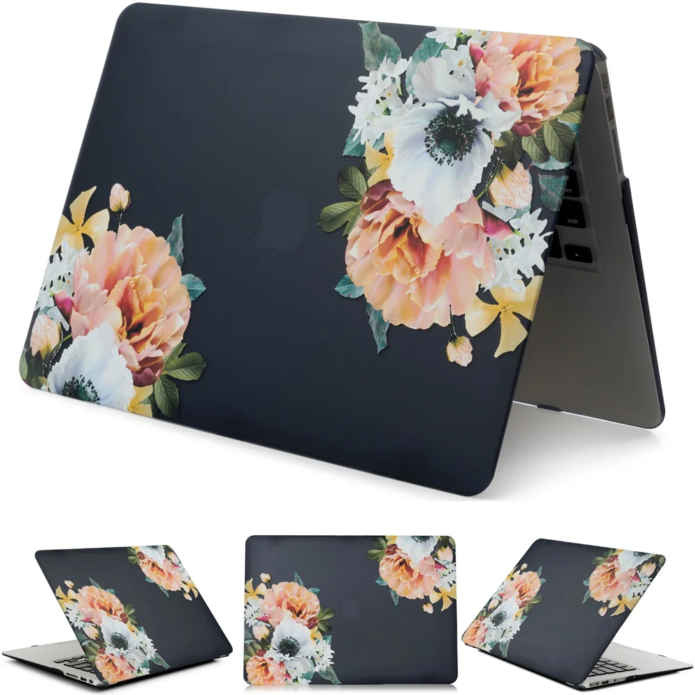 

A1369 A1466 A1370 A1465 A1932 Flower PC Series Laptop Case For Macbook Air 11.6" 13.3" Professional protection cover shell