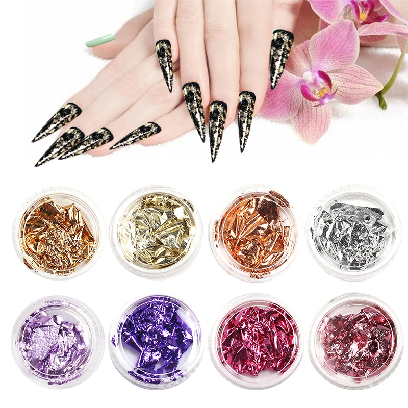 

13 Colors Holographic Nail Foils Nail Art Foils Laser Shinning Mixed Beauty Transfer Tips Sticker Craft DIY Universe Decorations